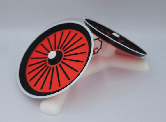 Double climbing wheel hermit crab enrichment structure with stable weighted base