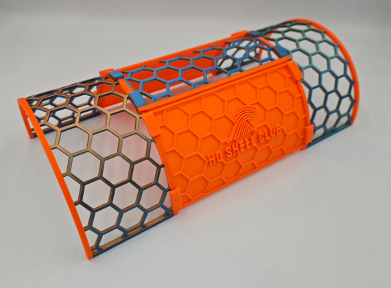 Hermit crab dual removable bubbler-compatible water dish designed for hygiene